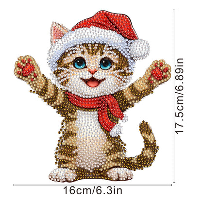 Xmas Acrylic Shaking Head Desktop Diamond Art Kits for Home Office Desktop Decor