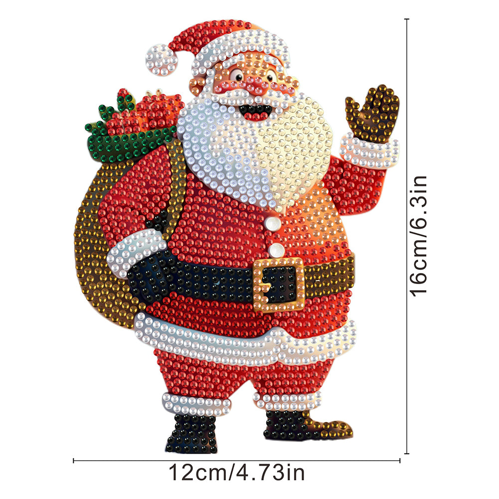 Xmas Acrylic Shaking Head Desktop Diamond Art Kits for Home Office Desktop Decor