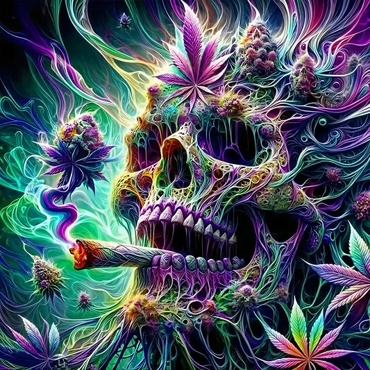 Skeleton - Full Round Drill Diamond Painting 40*40CM