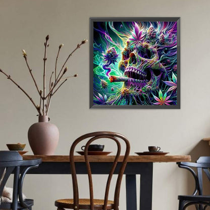 Skull - Full Round Drill Diamond Painting 40*40CM