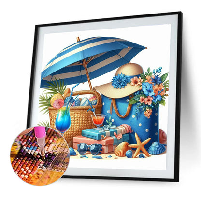 Beach Bag - Full Round Drill Diamond Painting 30*30CM