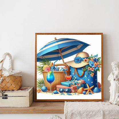 Beach Bag - Full Round Drill Diamond Painting 30*30CM