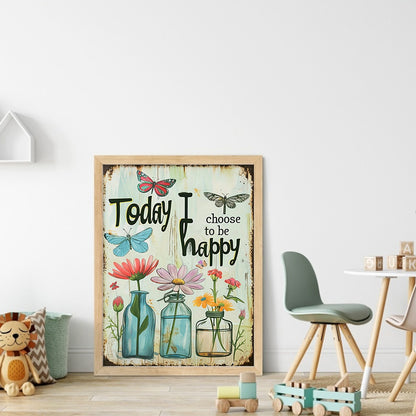 Flower Calligraphy And Painting - 14CT Stamped Cross Stitch 30*40CM