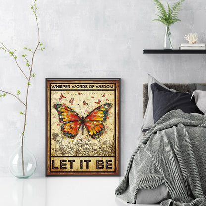 Butterfly - 14CT Stamped Cross Stitch 30*40CM