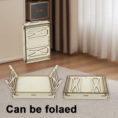 5D DIY LOVE Diamond Painting Wooden Serving Tray with Handle for Coffee Table