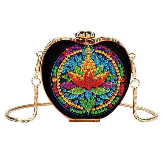 DIY Diamond Painting Shoulder Bag Portable Bag for Coins Lipstick Earphones