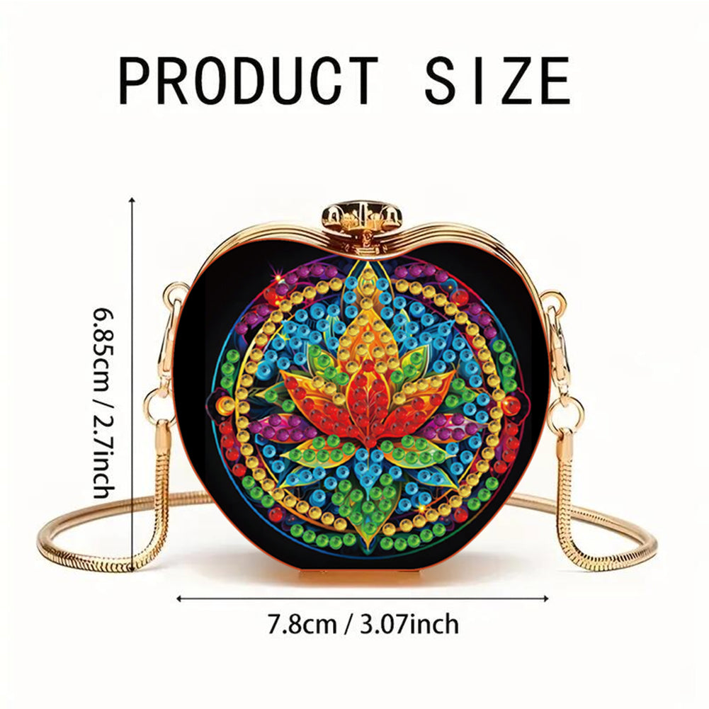Flower DIY Diamond Painting Shoulder Bag for Coins Lipstick Earphones Gifts