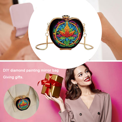 DIY Diamond Painting Shoulder Bag Portable Bag for Coins Lipstick Earphones