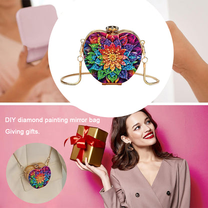 Mandala DIY Diamond Painting Shoulder Bag for Coins Lipstick Earphones Gifts