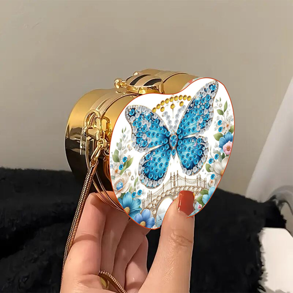 Butterfly DIY Diamond Painting Shoulder Bag for Coins Lipstick Earphones Gifts