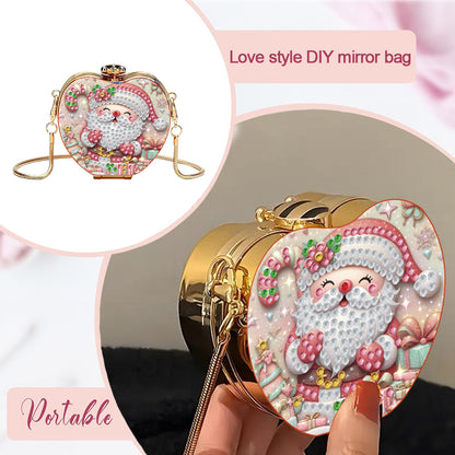 DIY Diamond Painting Shoulder Bag Portable Bag for Coins Lipstick Earphones
