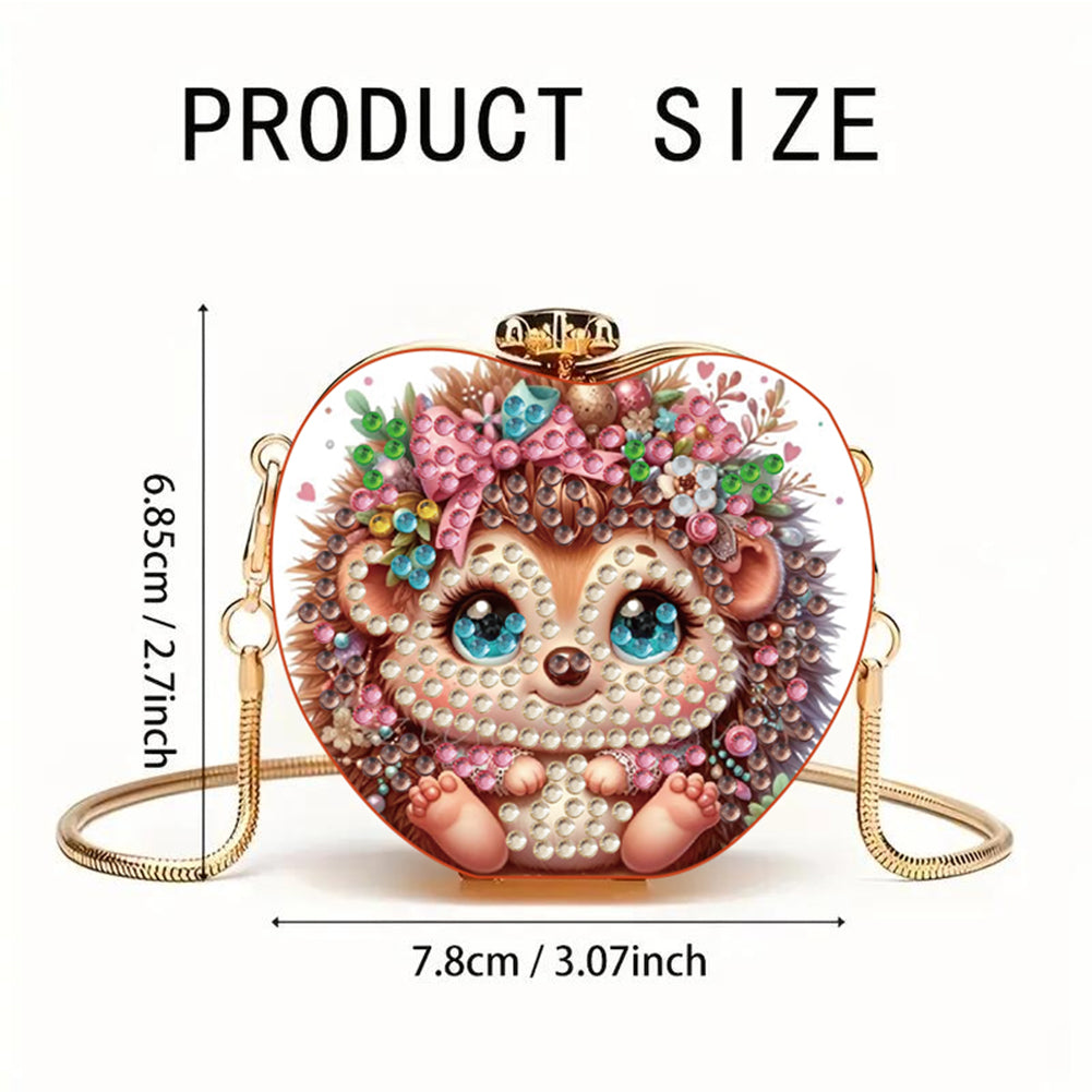 DIY Diamond Painting Shoulder Bag Portable Bag for Coins Lipstick Earphones