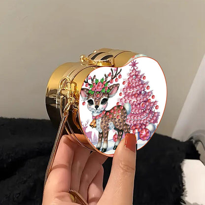 Elk DIY Diamond Painting Shoulder Bag for Coins Lipstick Earphones Gifts