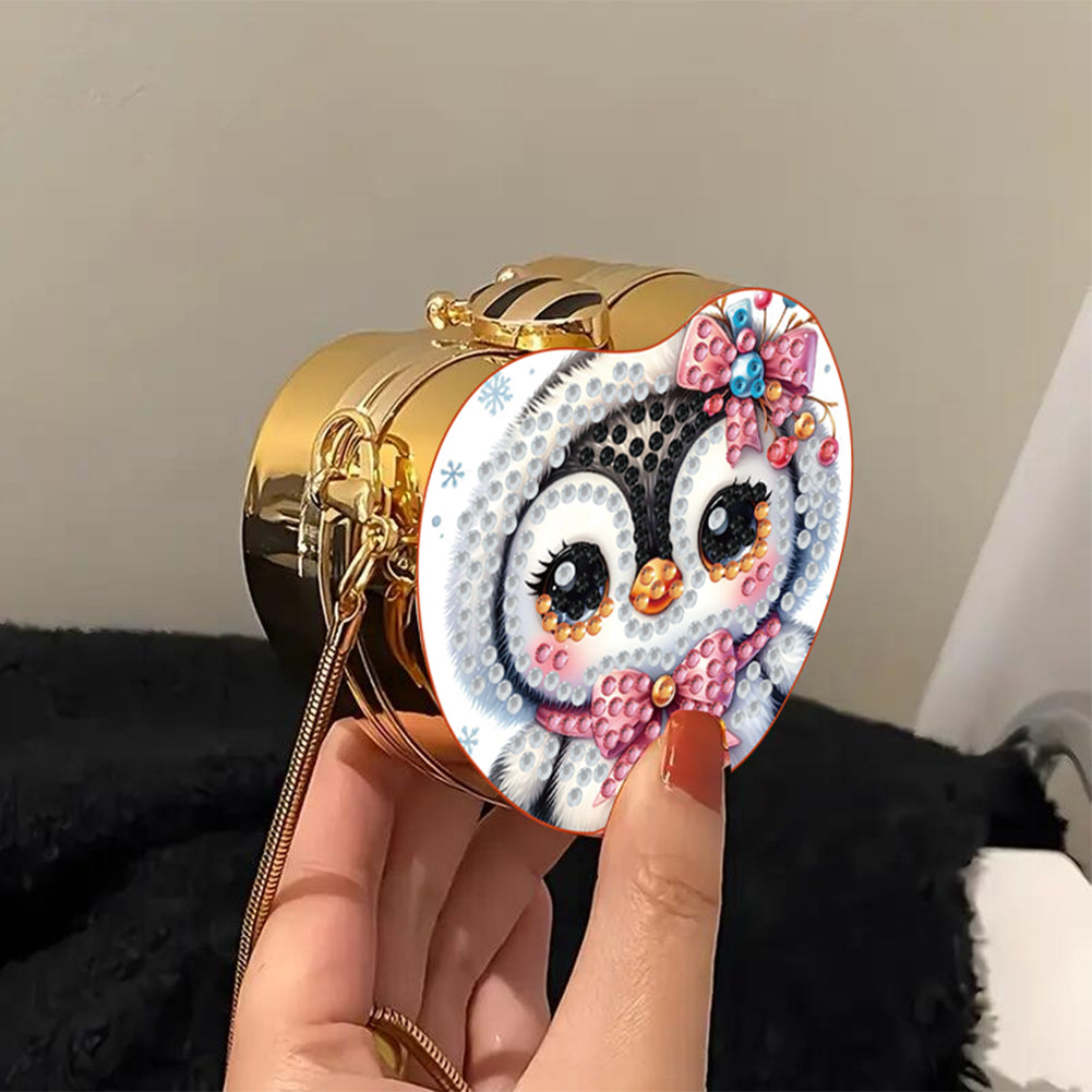 DIY Diamond Painting Shoulder Bag Portable Bag for Coins Lipstick Earphones