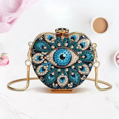 DIY Diamond Painting Shoulder Bag Portable Bag for Coins Lipstick Earphones