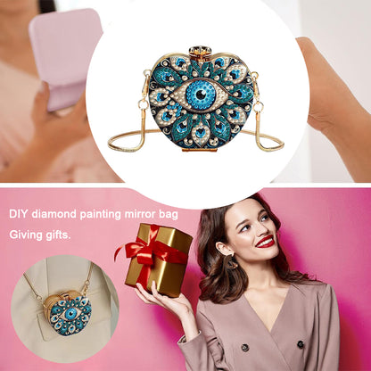 DIY Diamond Painting Shoulder Bag Portable Bag for Coins Lipstick Earphones