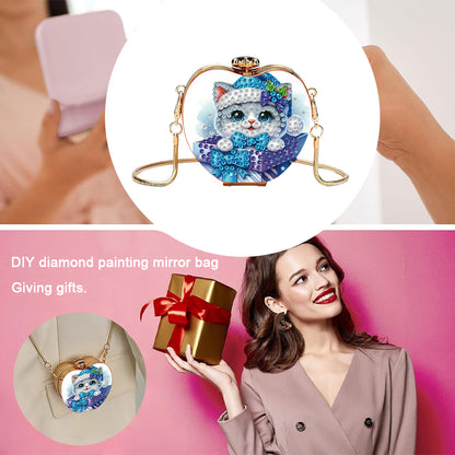 DIY Diamond Painting Shoulder Bag Portable Bag for Coins Lipstick Earphones