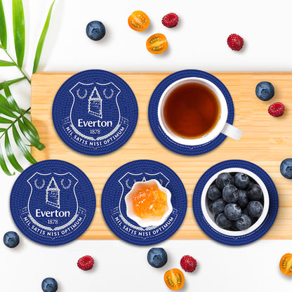 6pcs Everton FC DIY Diamond Painting Coasters Kit with Holder for Adult Beginner