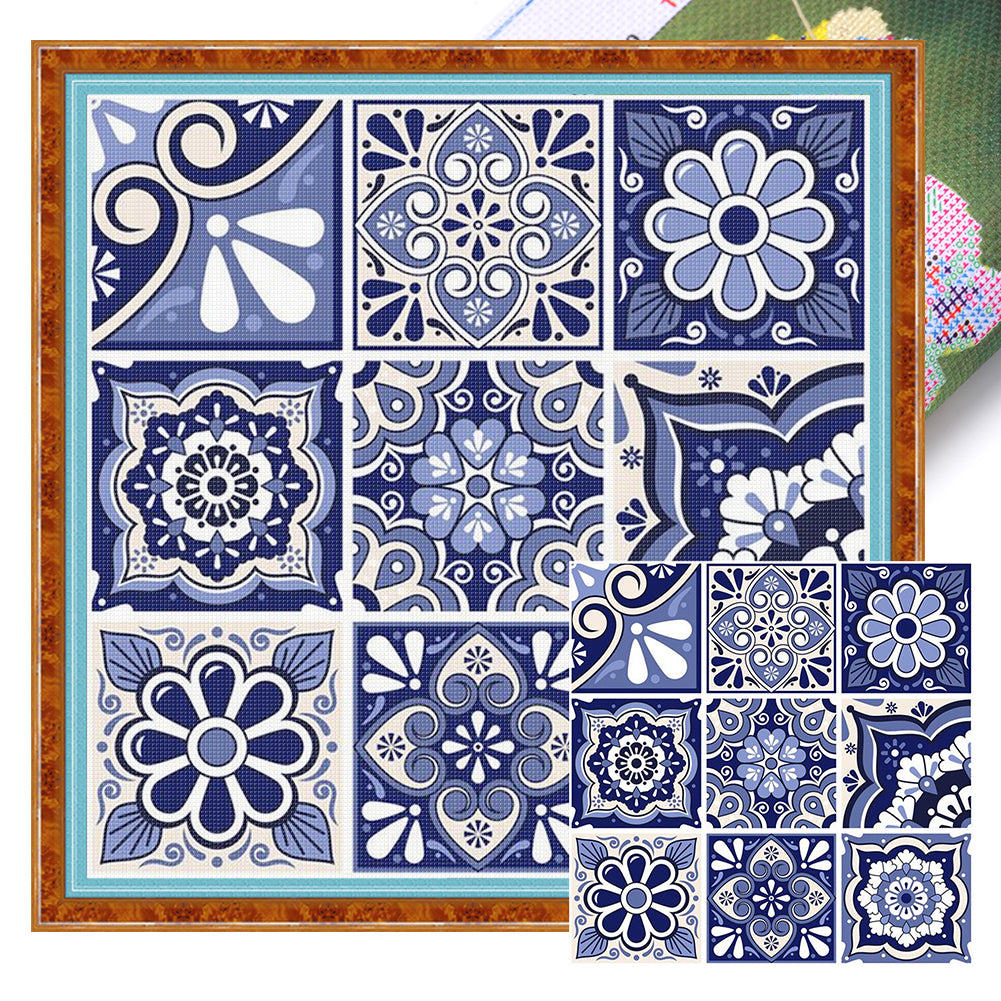 Pattern - 14CT Stamped Cross Stitch 40*40CM