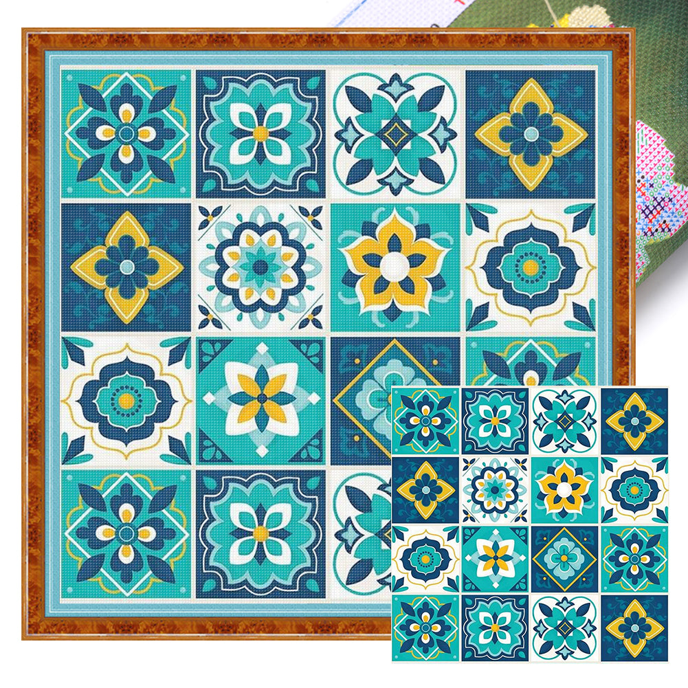Pattern - 14CT Stamped Cross Stitch 40*40CM