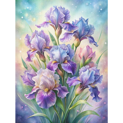 Flowers - 11CT Stamped Cross Stitch 40*55CM