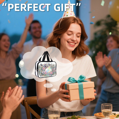 DIY Flower Butterfly Diamond Painting Bling Rhinestone Makeup Bag Storage Bag