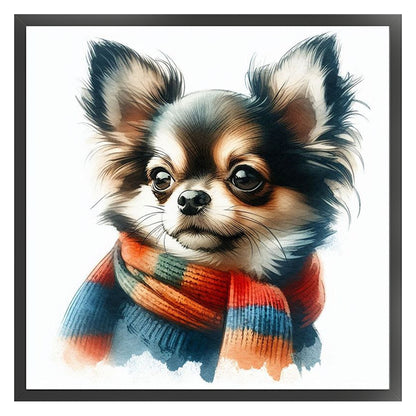 Puppy - 18CT Stamped Cross Stitch 25*25CM