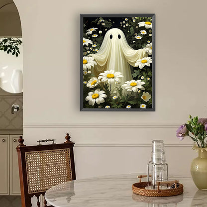 Halloween Ghost - Full Round Drill Diamond Painting 30*40CM