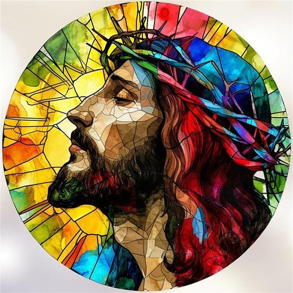 Jesus - 18CT Stamped Cross Stitch 25*25CM