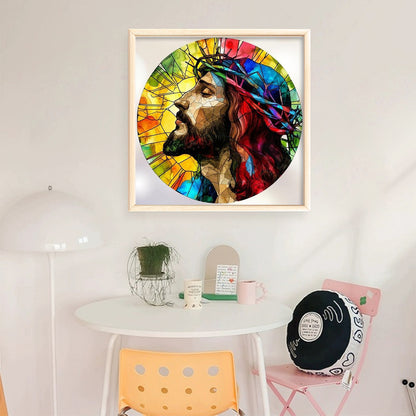Jesus - 18CT Stamped Cross Stitch 25*25CM