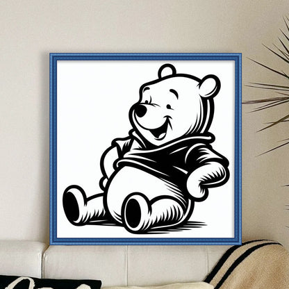 Winnie The Pooh - 11CT Stamped Cross Stitch 40*40CM