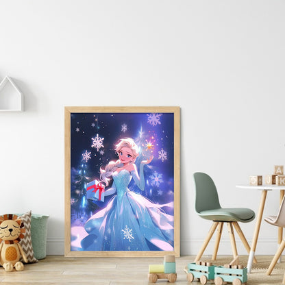 Princess Elsa - 11CT Stamped Cross Stitch 40*55CM