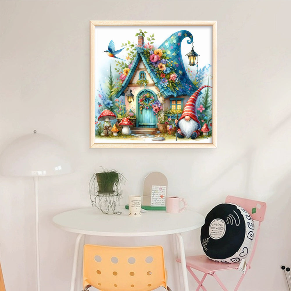 Gnome Cottage - 14CT Counted Cross Stitch 40*40CM
