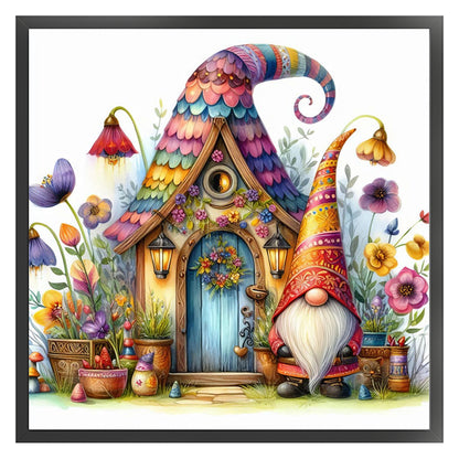 Gnome Cottage - 14CT Counted Cross Stitch 40*40CM