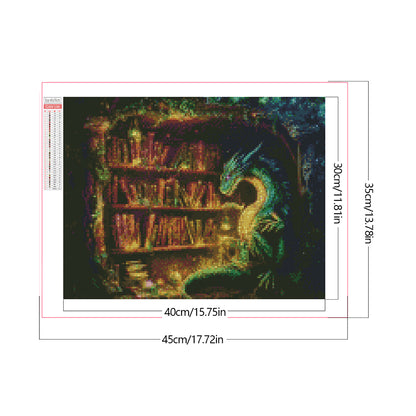 Magic Dragon - Full Round Drill Diamond Painting 40*30CM(Partial AB)