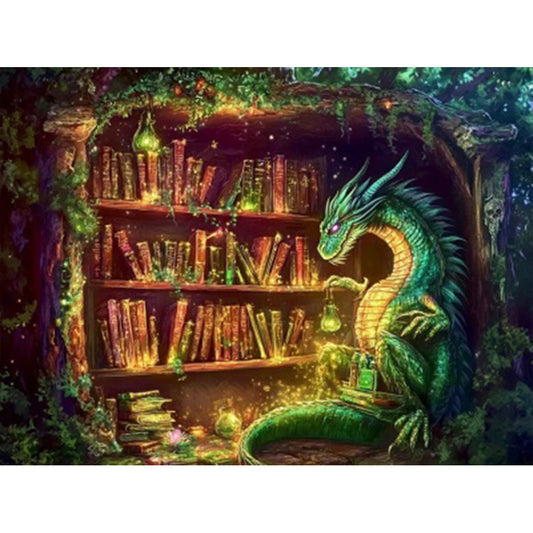 Magic Dragon - Partial AB Full Round Drill Diamond Painting 40*30CM