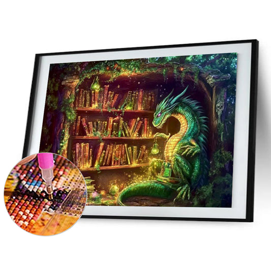 Magic Dragon - Partial AB Full Round Drill Diamond Painting 40*30CM
