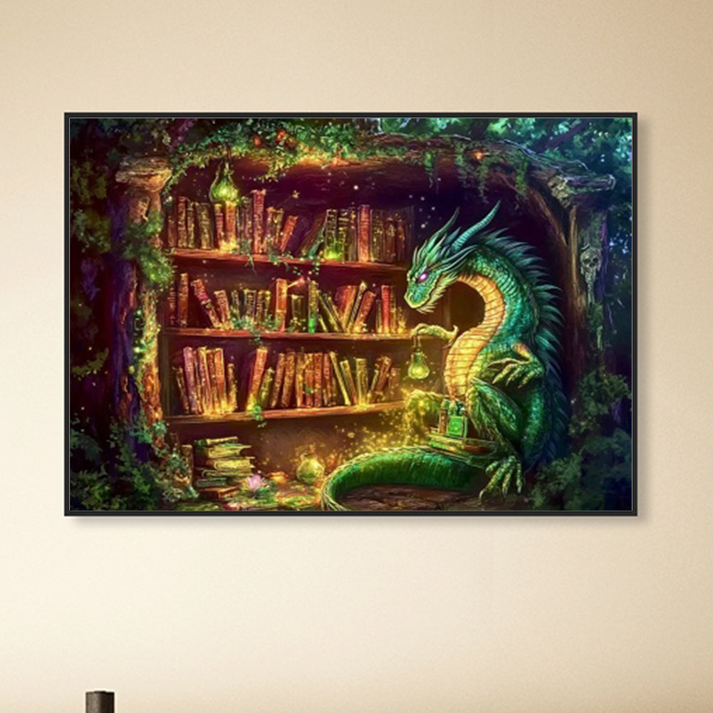 Magic Dragon - Partial AB Full Round Drill Diamond Painting 40*30CM