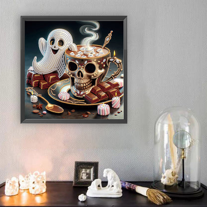 Halloween Ghost - Special Shaped Drill Diamond Painting 30*30CM