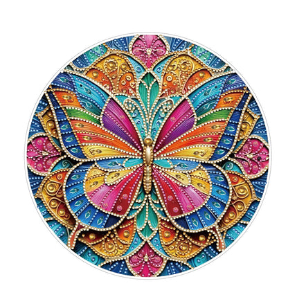 2D Flat DIY Butterfly Diamond Art Pendant Diamond Painting Set Home Wall Decor