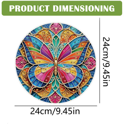 2D Flat DIY Butterfly Diamond Art Pendant Diamond Painting Set Home Wall Decor