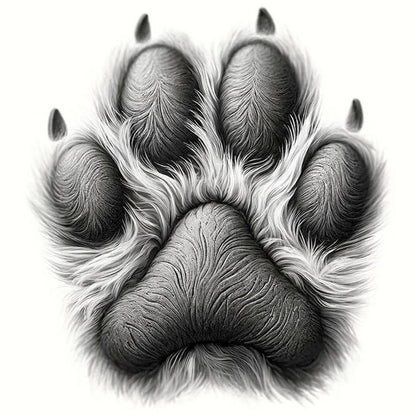 Black Cat'S Paw - 18CT Stamped Cross Stitch 20*20CM