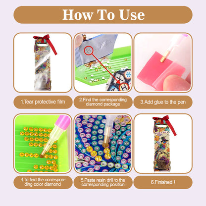 Wooden 5D/DIY Diamond Painting Art Wine Bag Kit for Party Wine Decor (Birds)