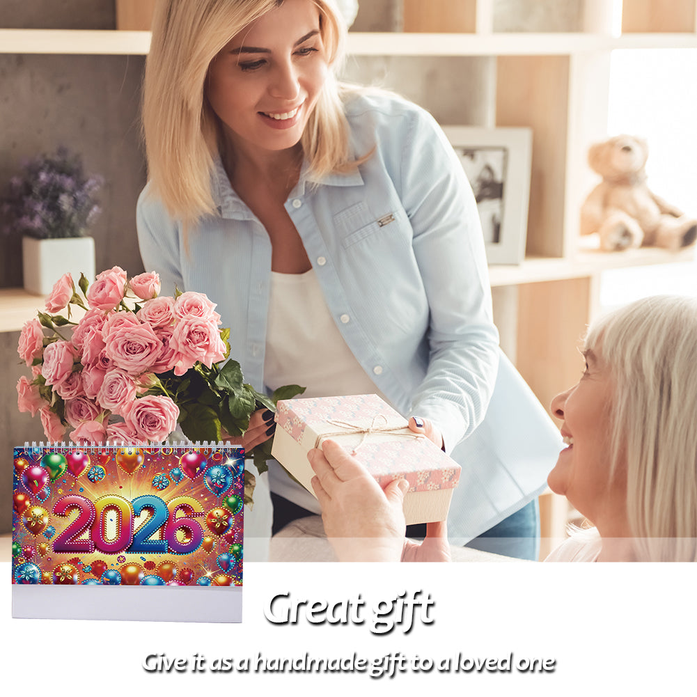 5D/DIY Calendar Diamond Painting Calendar Kit Diamond Art Paper Desk Calendar