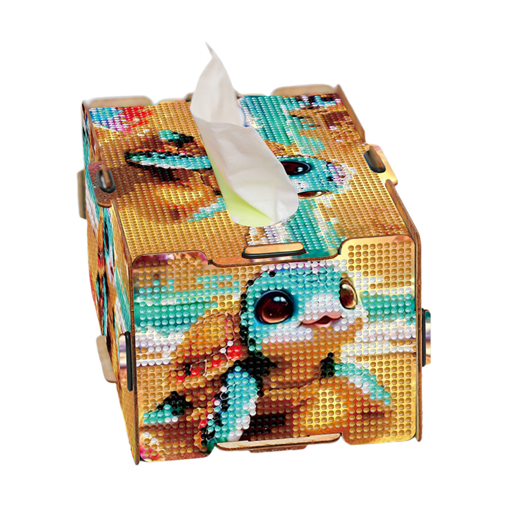 Diamond Painting Tissue Box Kits Decorative Rhinestone Craft Kit (Beach Turtle)