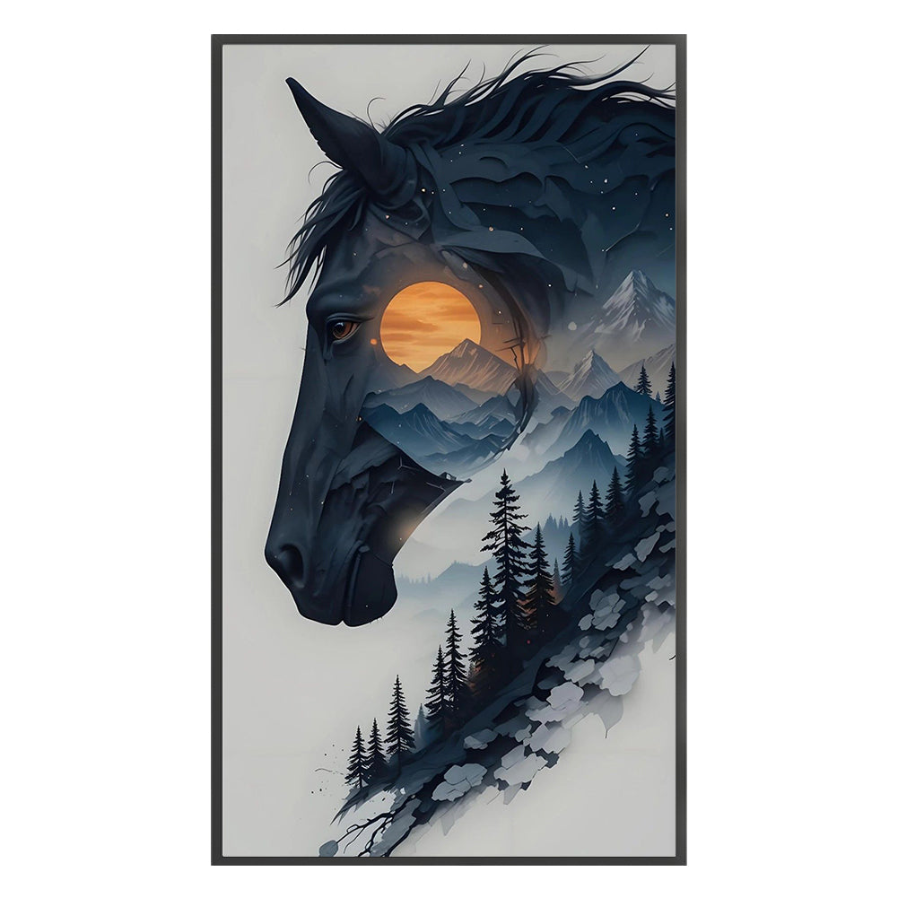 Horse - 11CT Stamped Cross Stitch 40*70CM