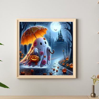 Halloween Ghost - Full Round Drill Diamond Painting 40*40CM