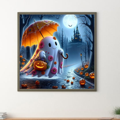 Halloween Ghost - Full Round Drill Diamond Painting 40*40CM