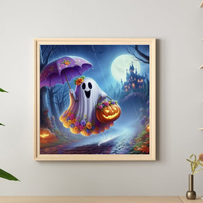 Halloween Ghost - Full Round Drill Diamond Painting 40*40CM