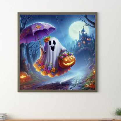 Halloween Ghost - Full Round Drill Diamond Painting 40*40CM